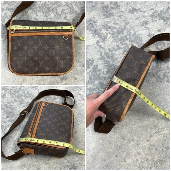 Louis Vuitton Messenger Bosphore PM M40106 Monogram Canvas Crossbody Bag Brown - Picture 13 of 17